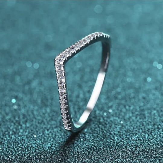 Silver Diamond Ring