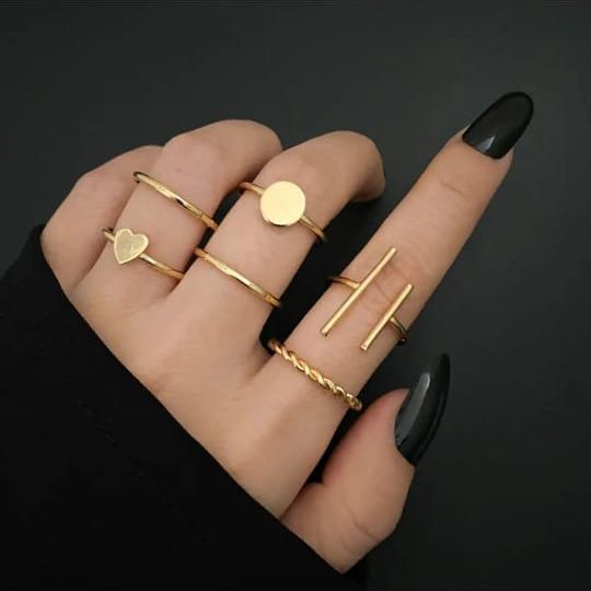 Set Of 6 Rings