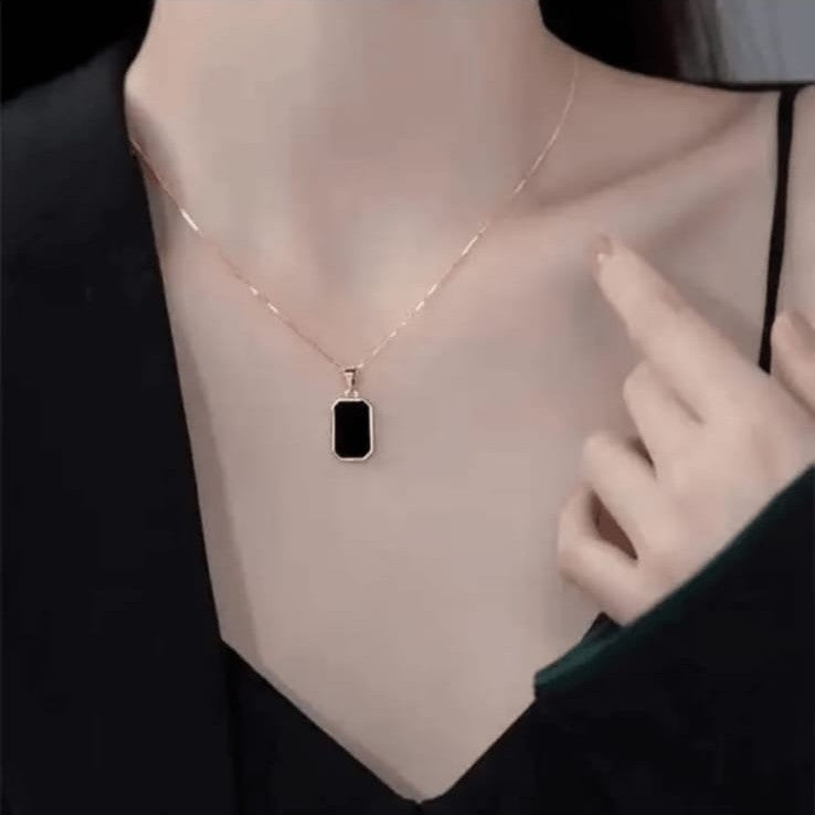Black Stone Pendant