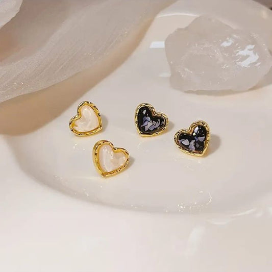 Black And White Small Studs
