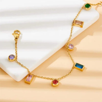 Rainbow Gem Bracelet