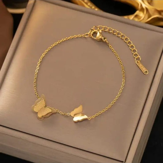 Glitter Butterfly Bracelet