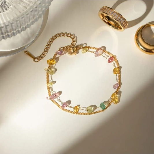 Rainbow Stone Bracelet