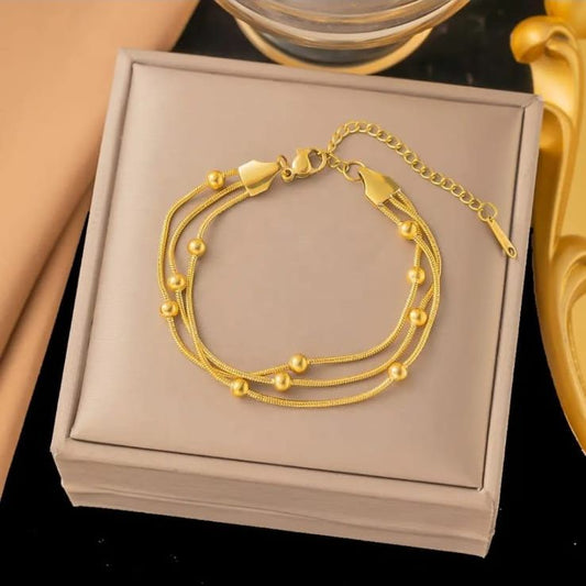 Triple Layered Bracelet