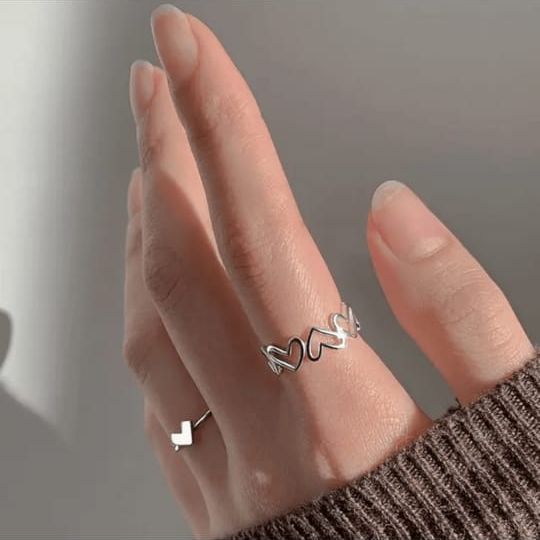 Couple Heart Shape Rings