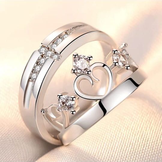 King Queen Couple Rings