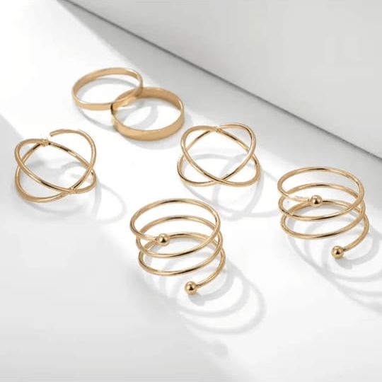 Set Of 6 Rings