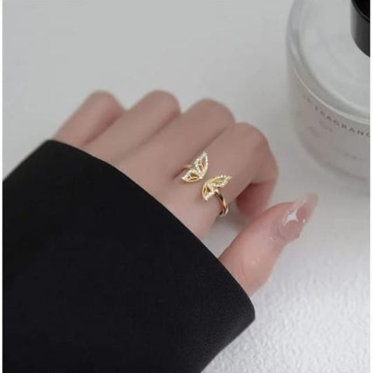 Open Butterfly Ring