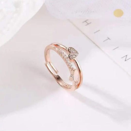 Rose Gold Heart Ring