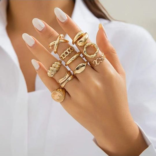 Set Of 10 Rings