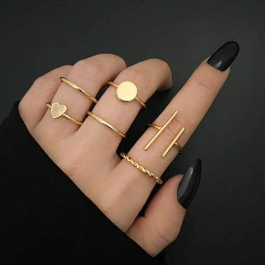 Set Of 6 Rings
