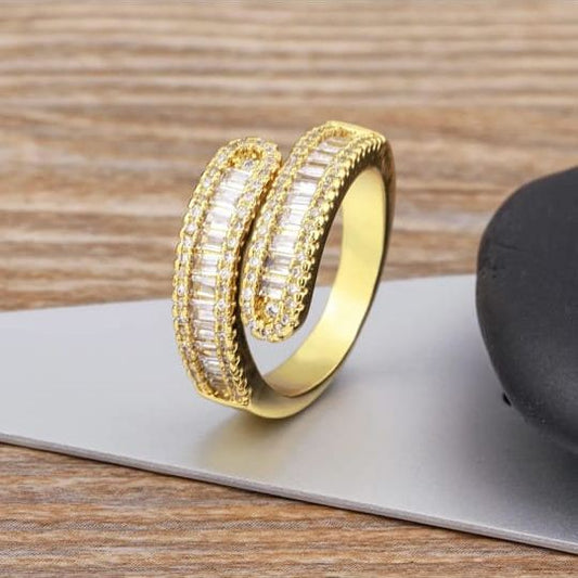 Gold Plated Diamond Ring