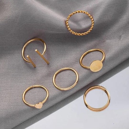 Set Of 6 Rings