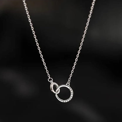 Intertwined circle pendant