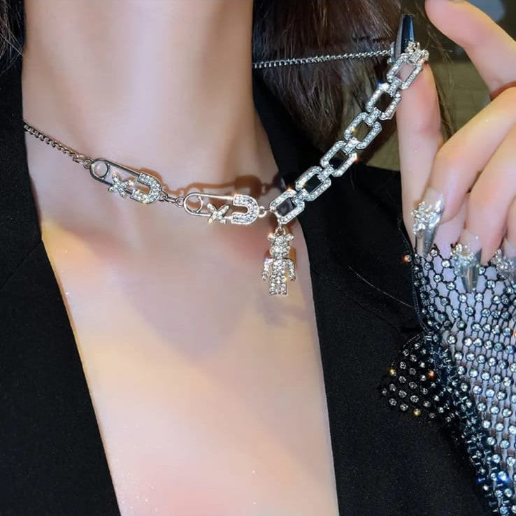 Diamond Pin Design Pendant