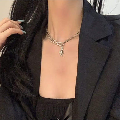 Diamond Pin Design Pendant