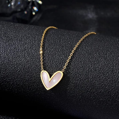 White Heart Pendant
