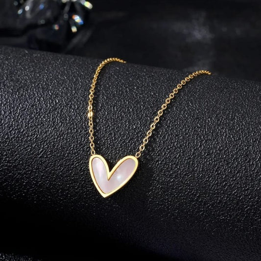 White Heart Pendant