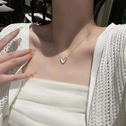 White Heart Pendant