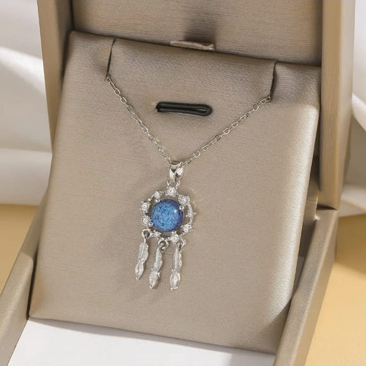 Space Pearl SIlver Pendant