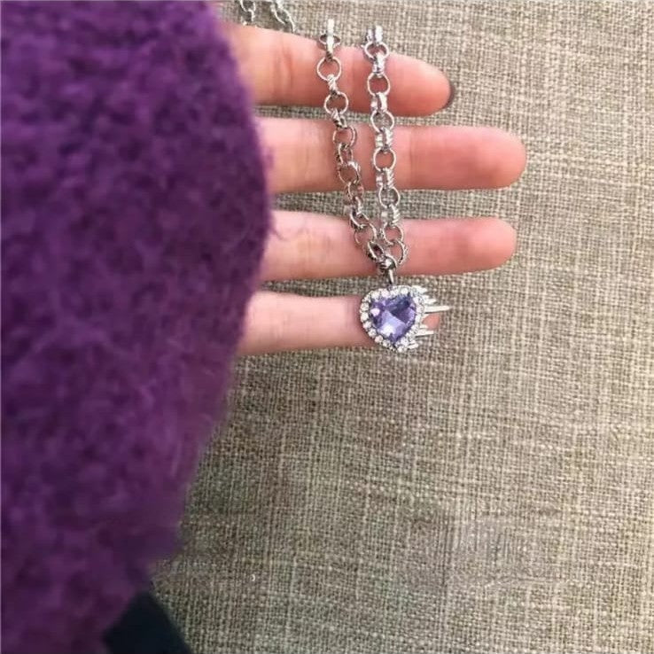 Purple Stone Pendant