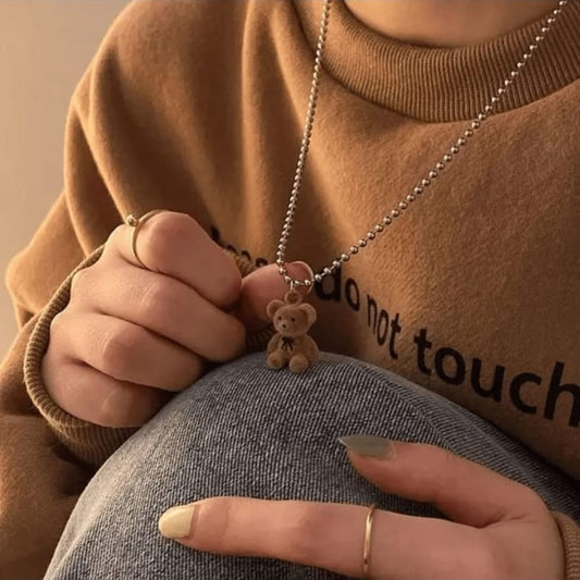 Korean Teddy Bear Pendant