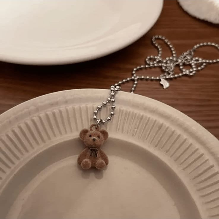 Korean Teddy Bear Pendant