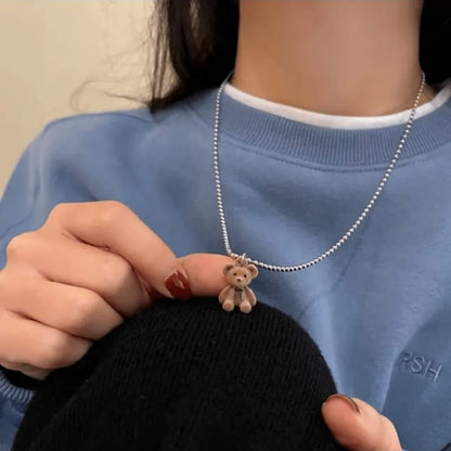 Korean Teddy Bear Pendant