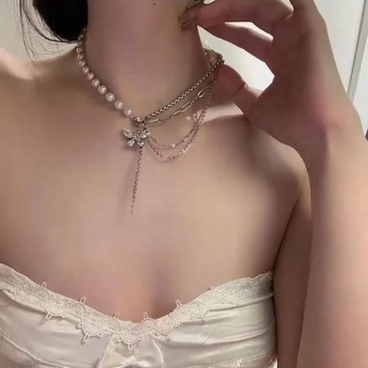 Crystal Butterfly Pendant