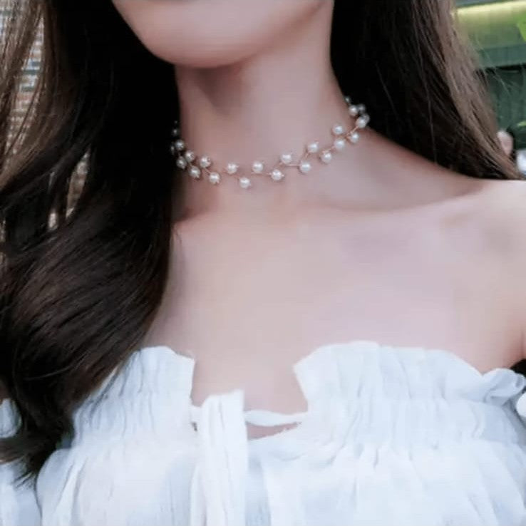 Korean Pearl Choker