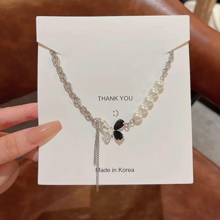 Stainless Steel Butterfly Necklace