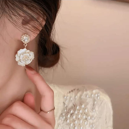 Flower Shape Korean Studs