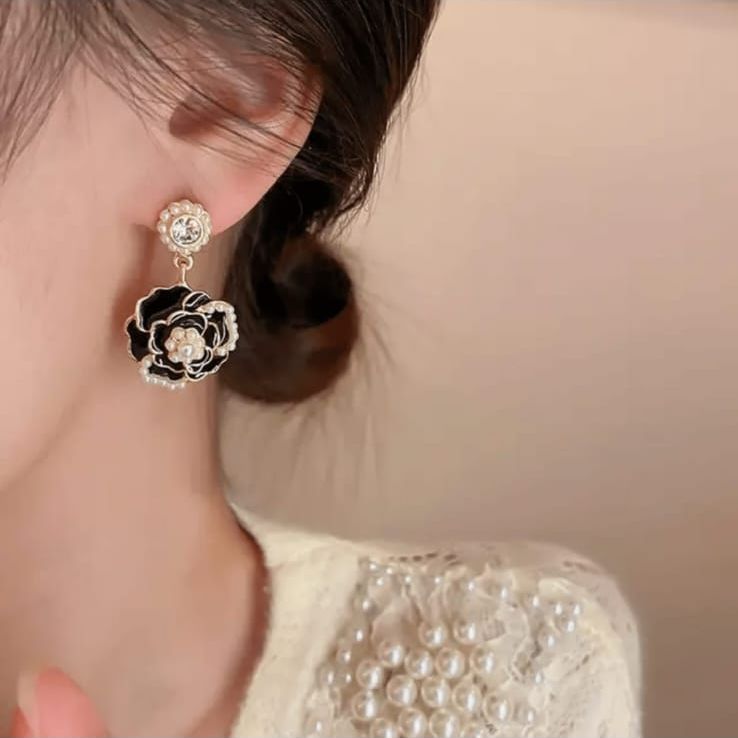 Flower Shape Korean Studs
