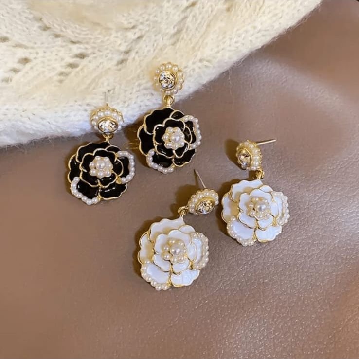 Flower Shape Korean Studs