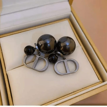 Black Pearl Korean Earring