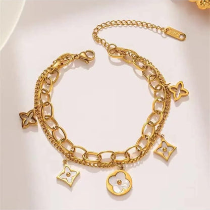 Gold Plated Queen Bracelet