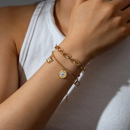 Gold Plated Queen Bracelet